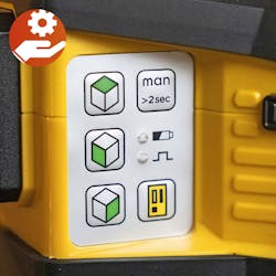 360 grader laser test: Betjening 360 grader laser test: Betjening
